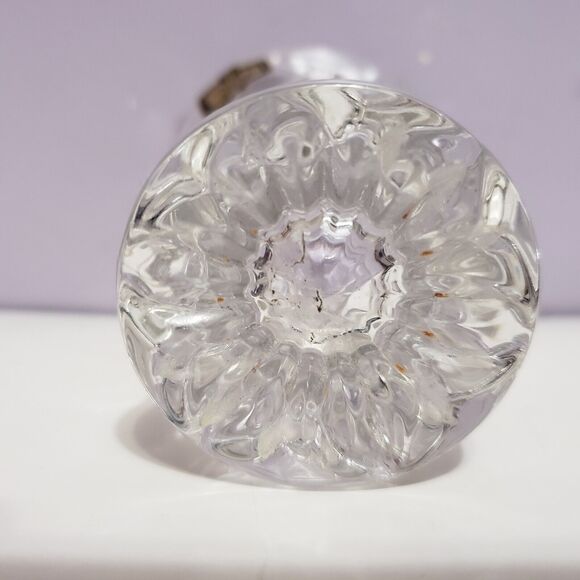 Zajecar Crystal 24% Lead Clear Glass Vase  4" - Picture 4 of 10